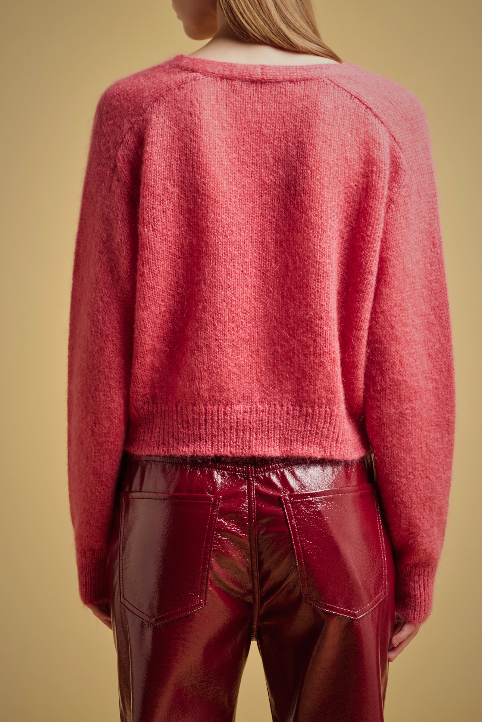 CARDIGAN MOHAIR SCOLLO V