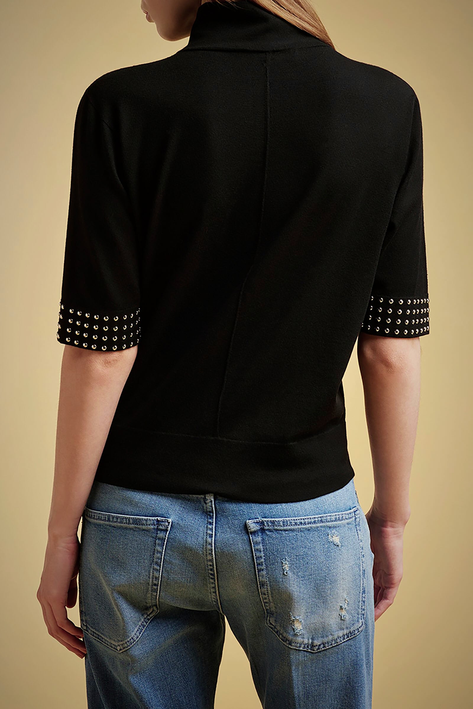 MAGLIA VISCOSA BORCHIATA