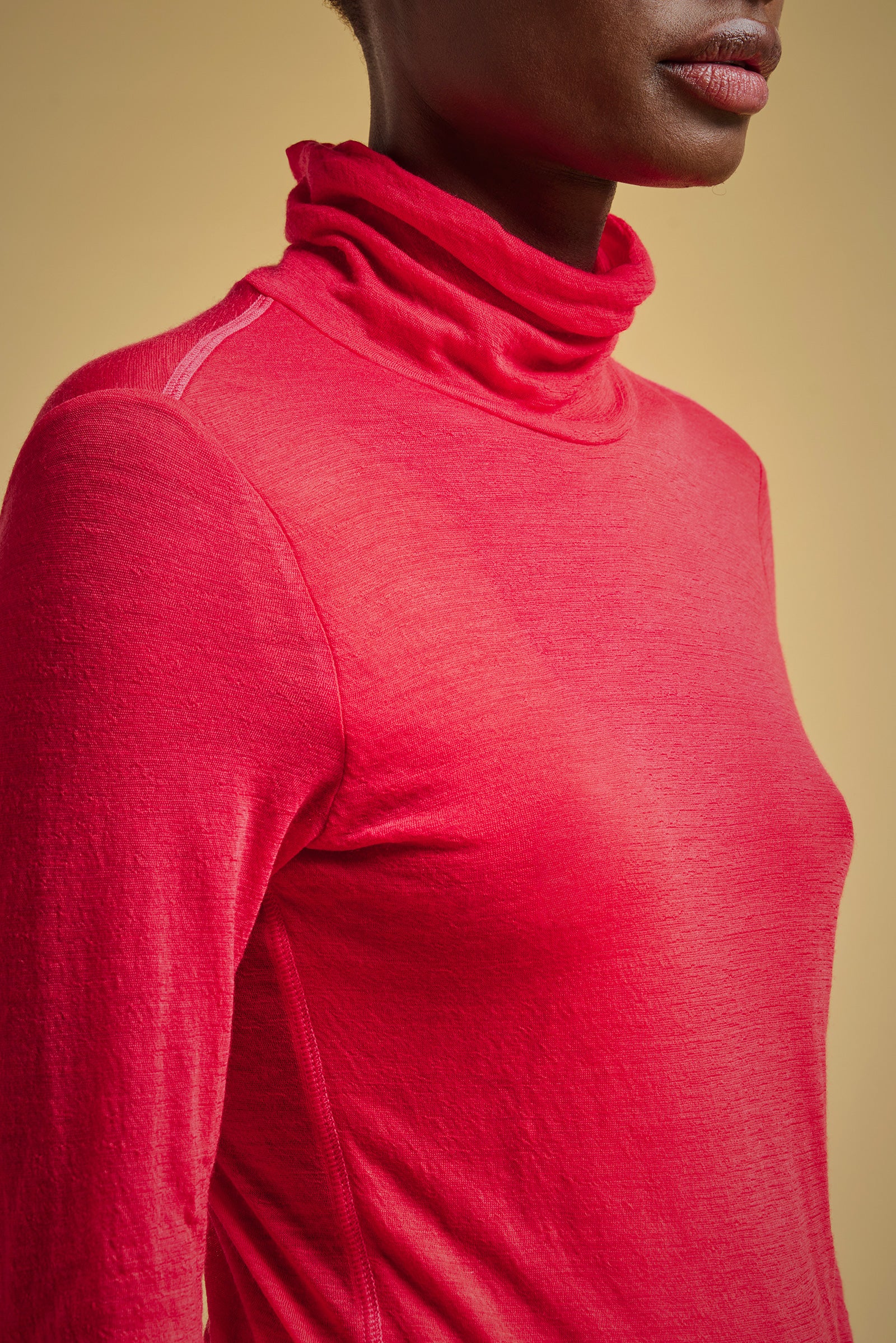 T-SHIRT JERSEY LANA COLLO ALTO