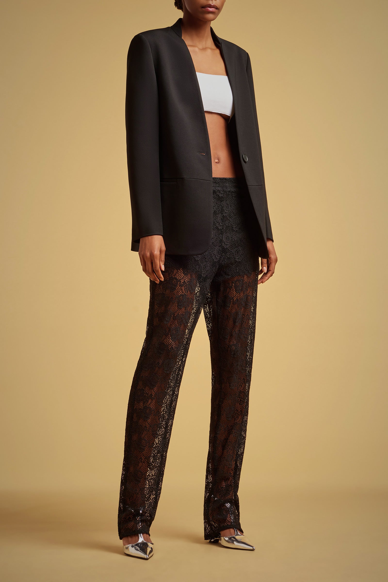 PANTALONI PIZZO STRETCH