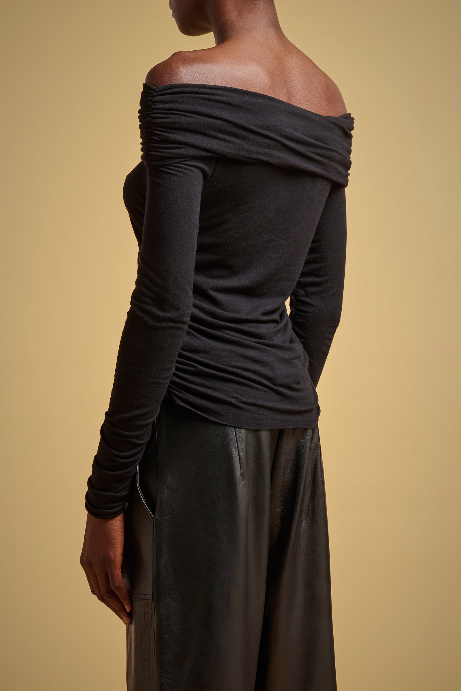 BLUSA JERSEY STRETCH SPALLE SCOPERTE