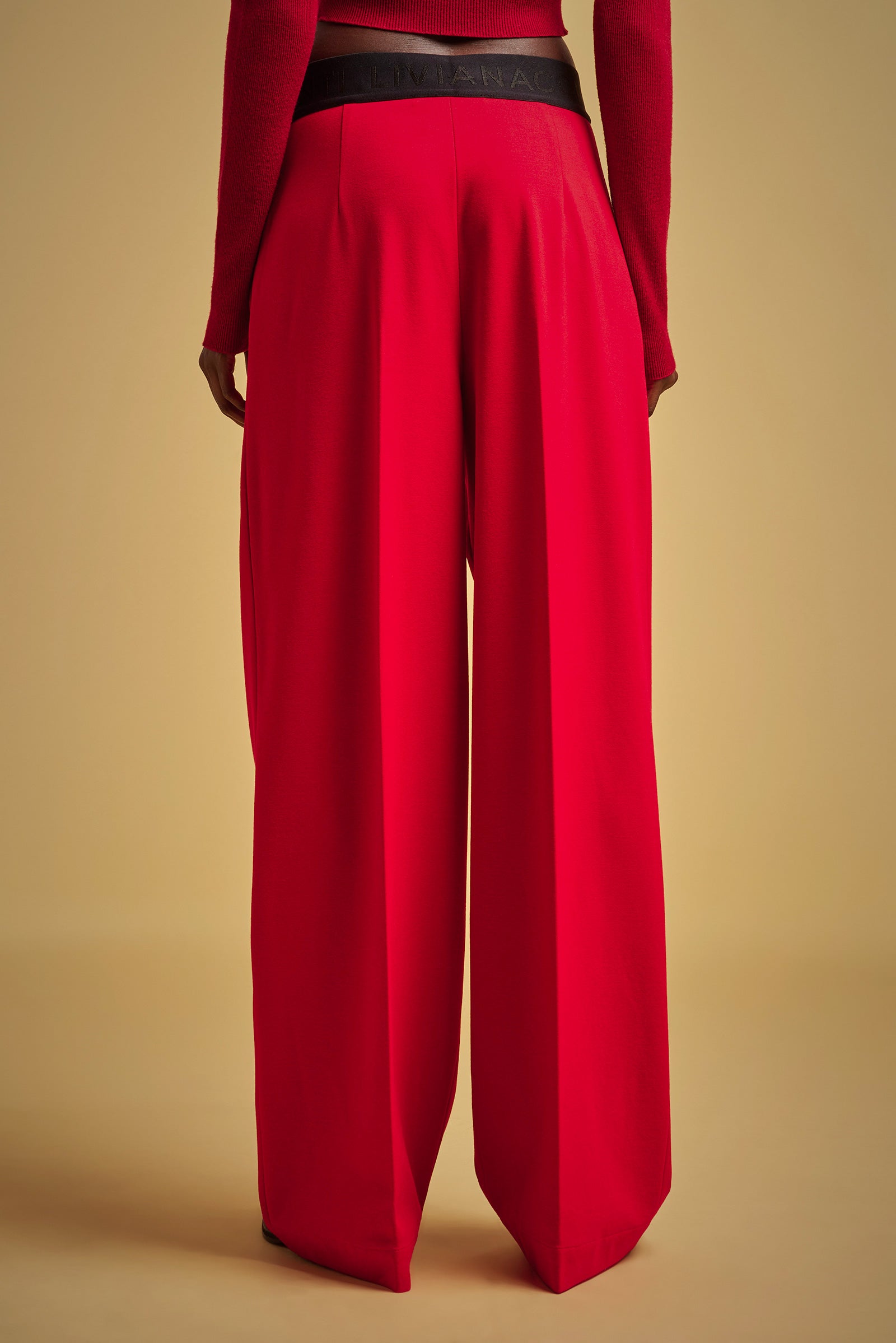 MILANO STITCH PALAZZO TROUSERS