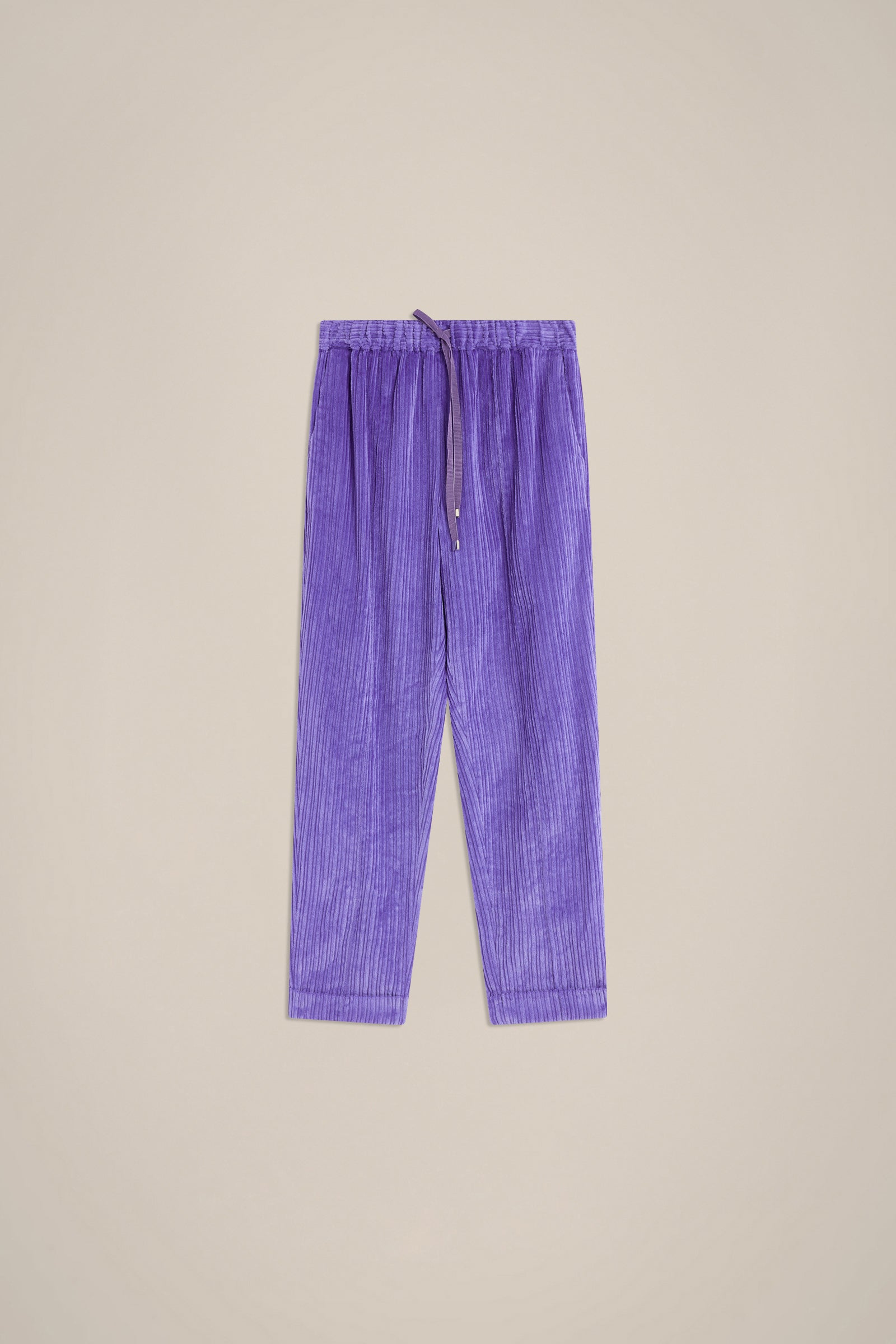 PANTALONI COULISSE VELLUTO COSTE
