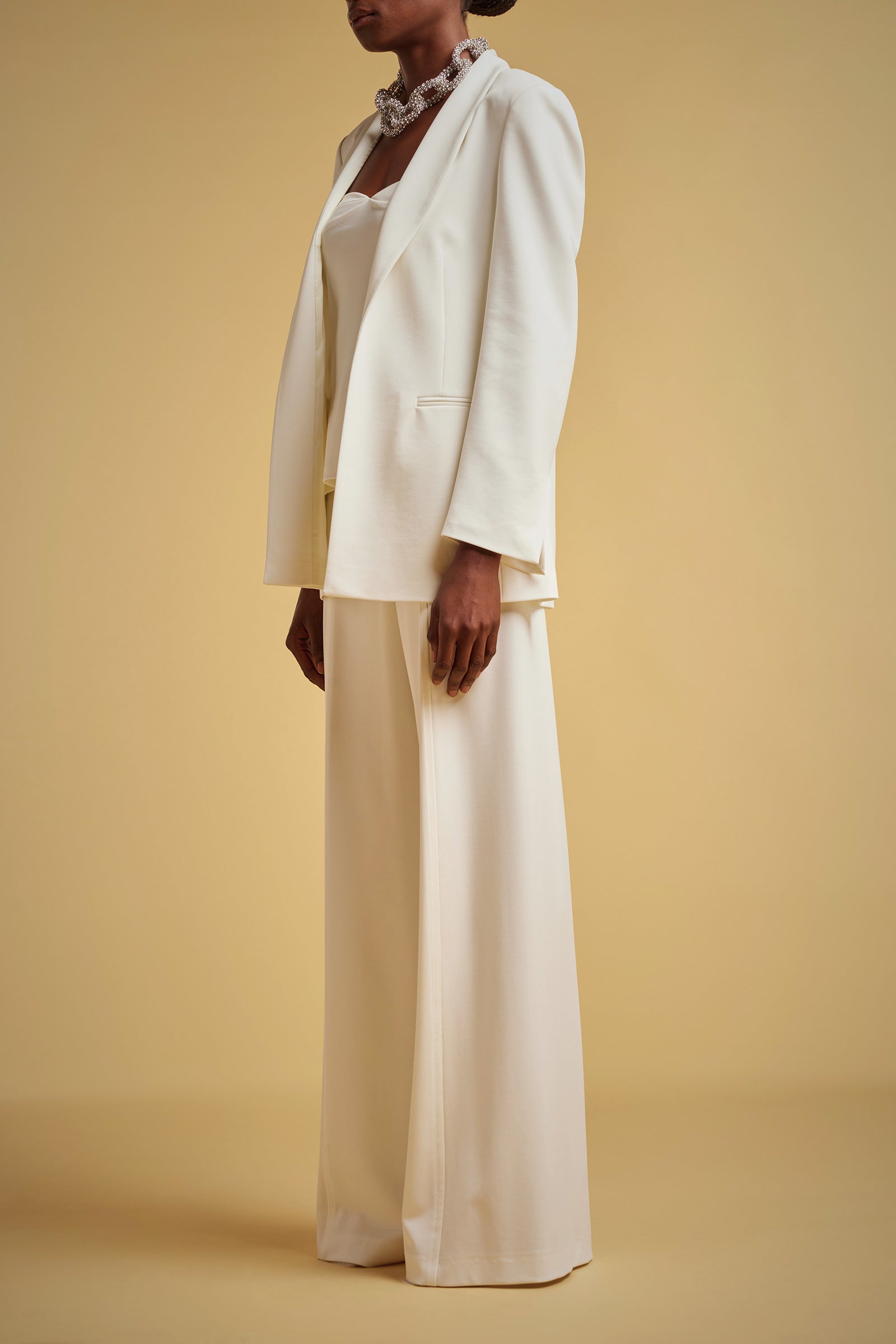 PANTALONE PALAZZO PUNTO MILANO LUCIDO