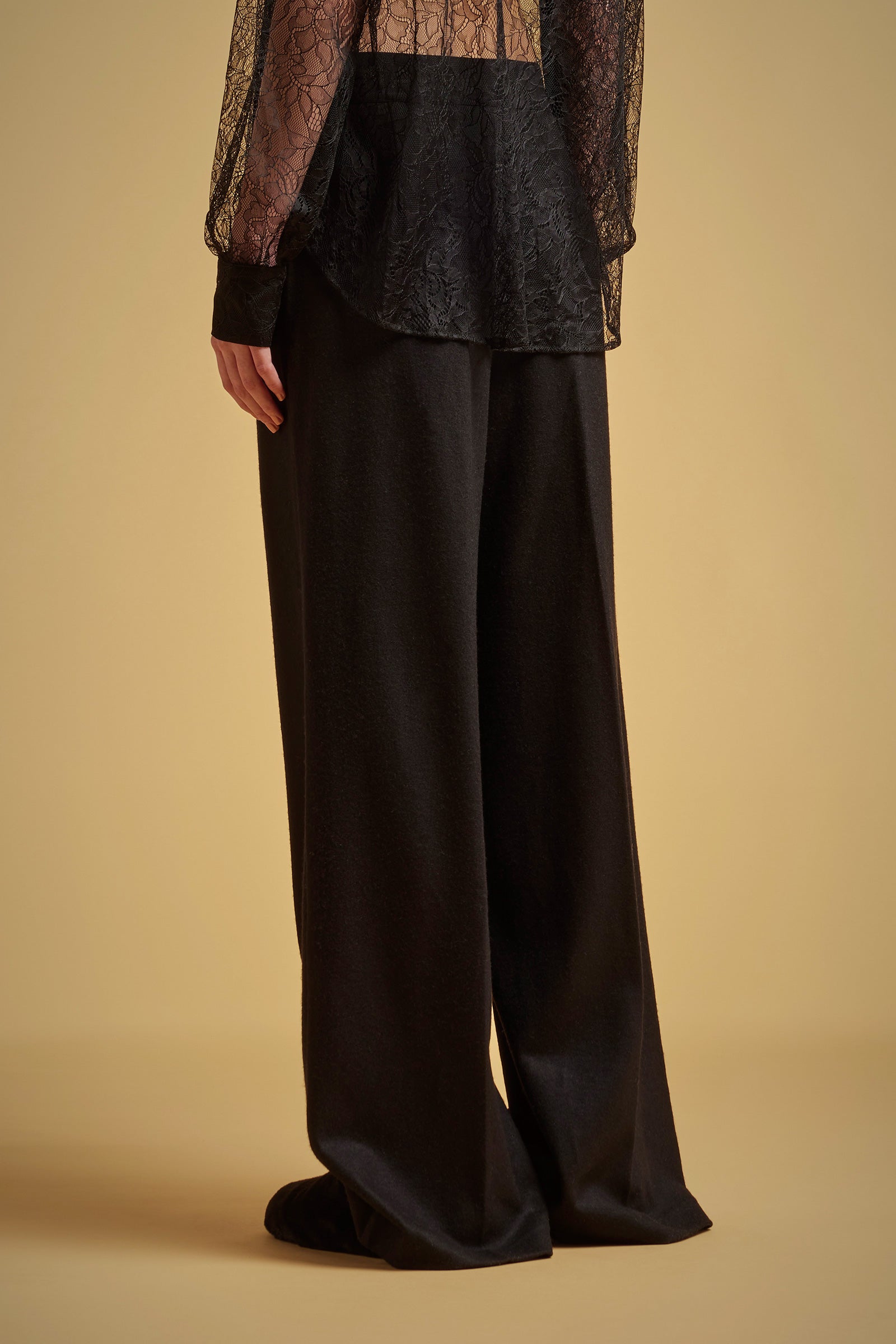PANTALONE AMPIO PANNO CASHMERE