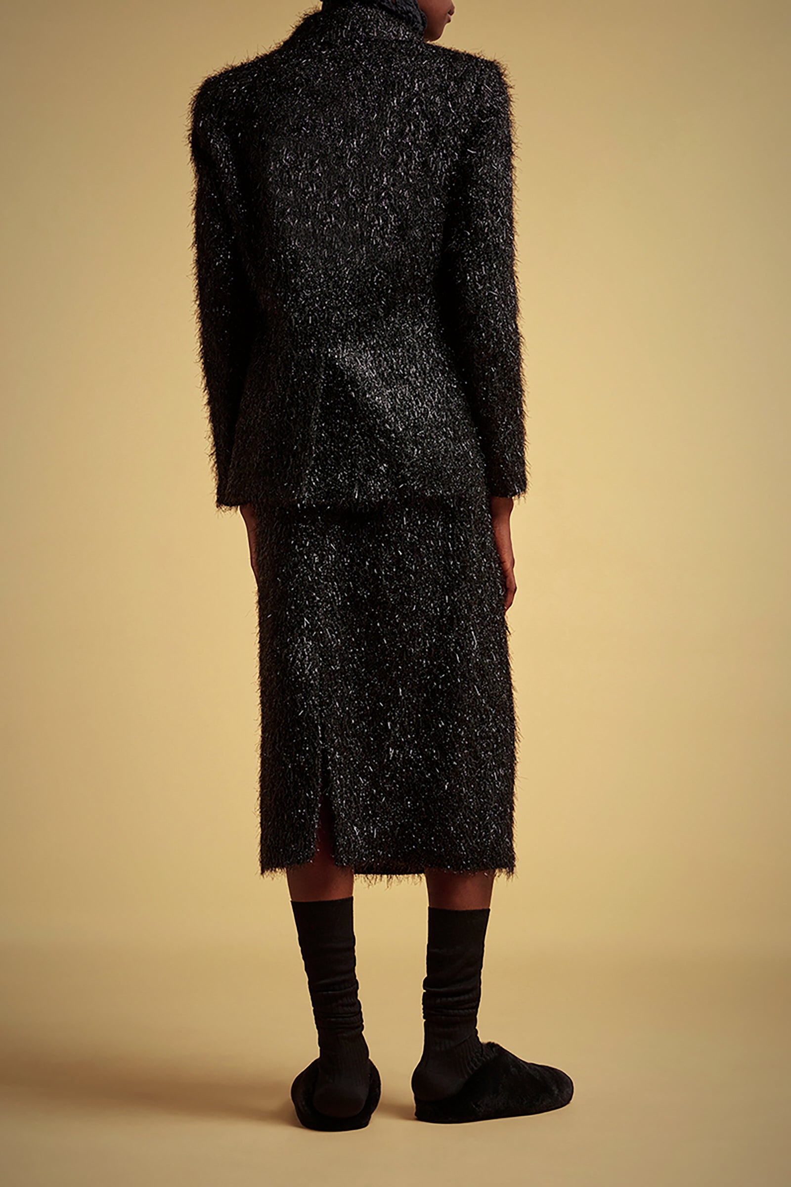 LUREX FRINGED BLAZER