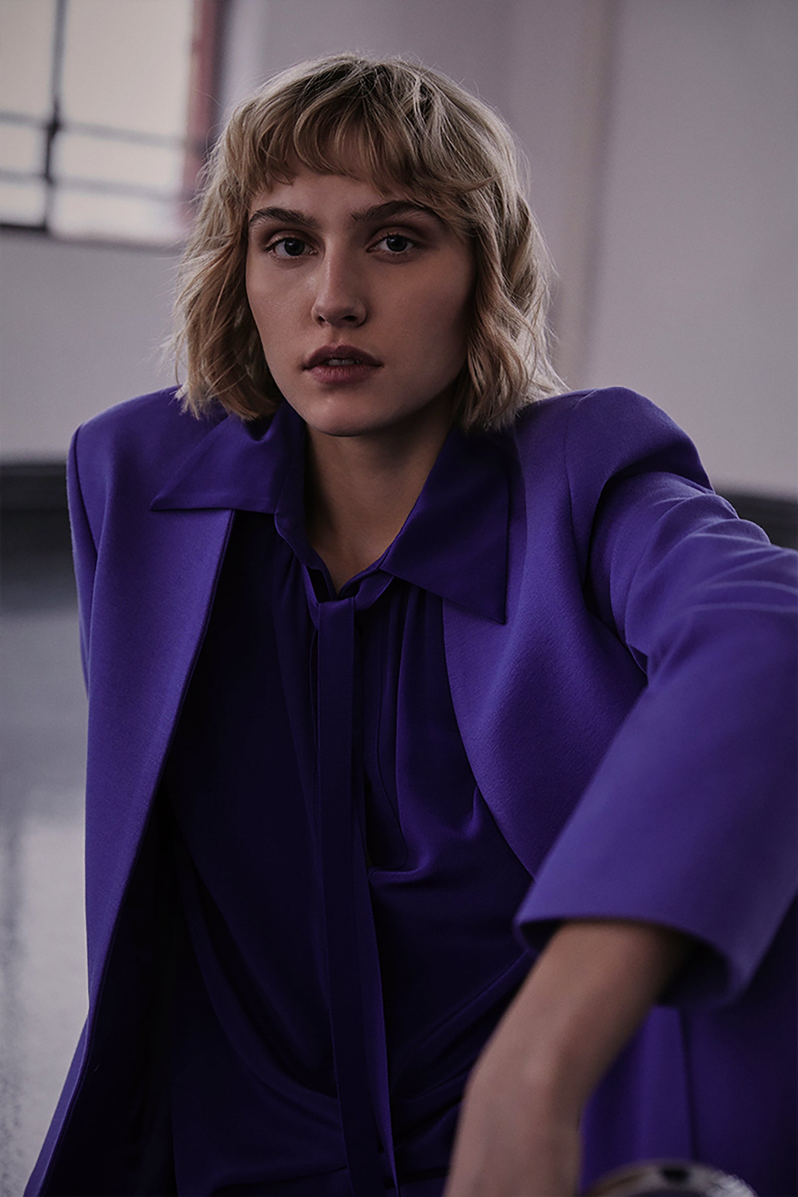 SILK LACE BLOUSE