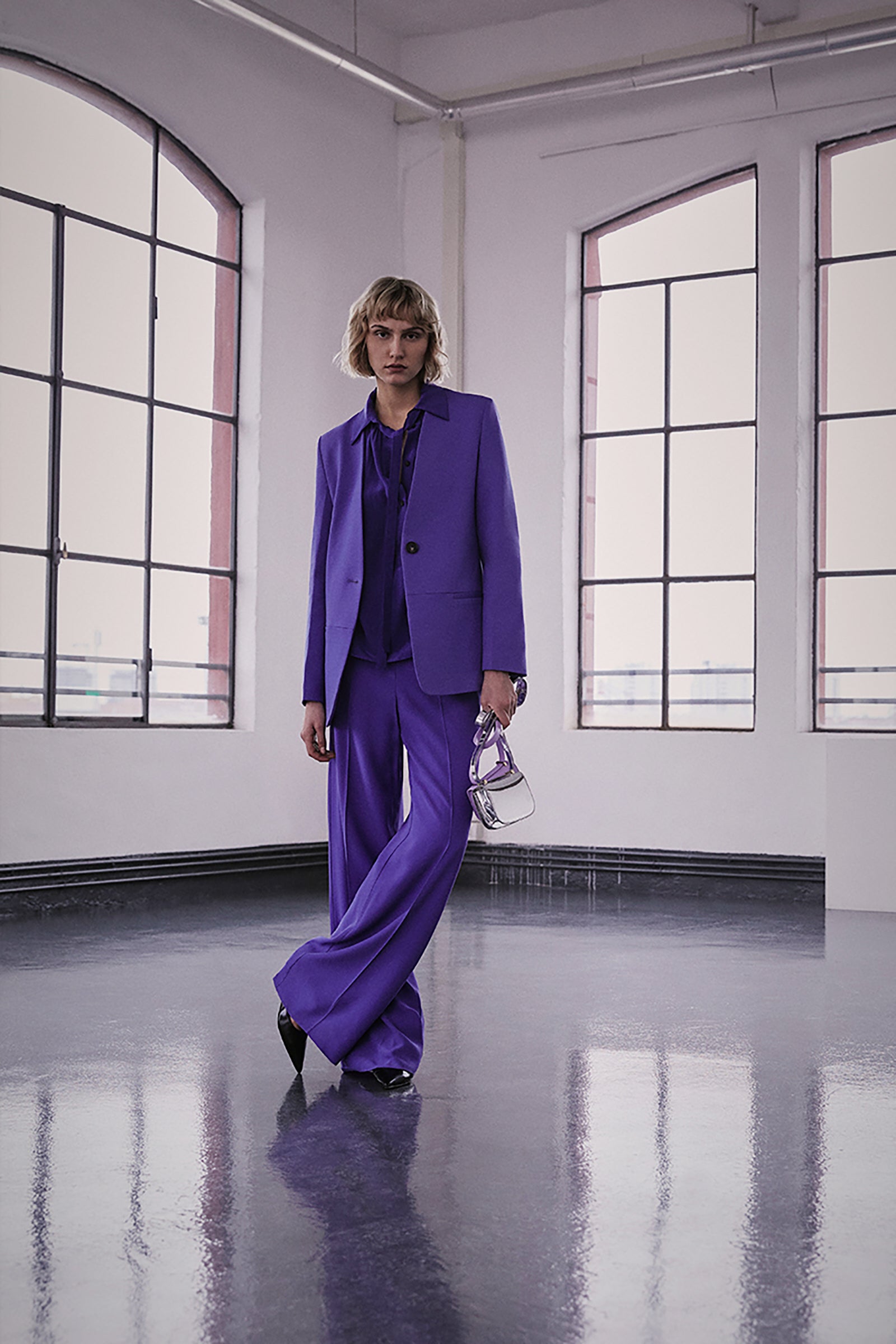 VISCOSE DRAP PALAZZO PANTS