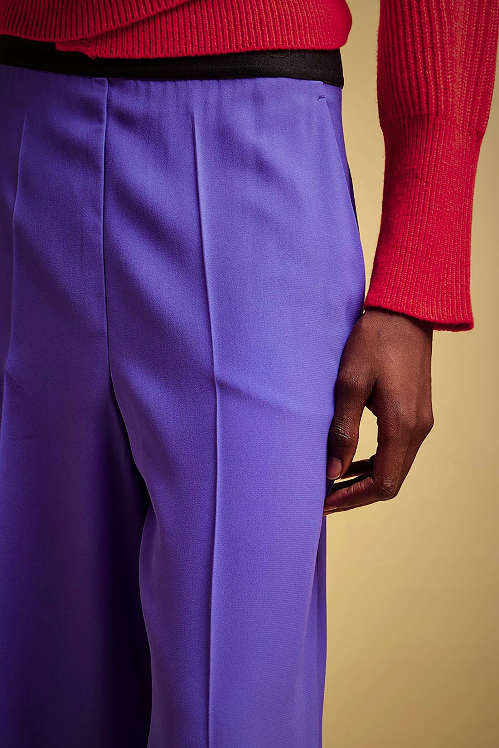 VISCOSE DRAP PALAZZO PANTS