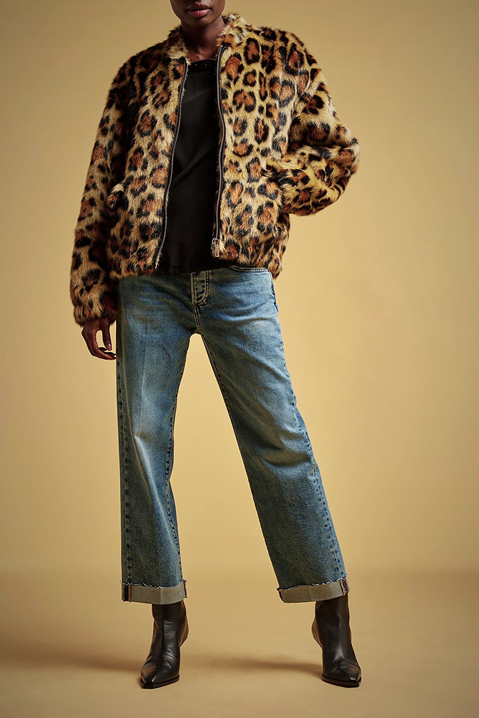 BOMBER VEGAN FUR