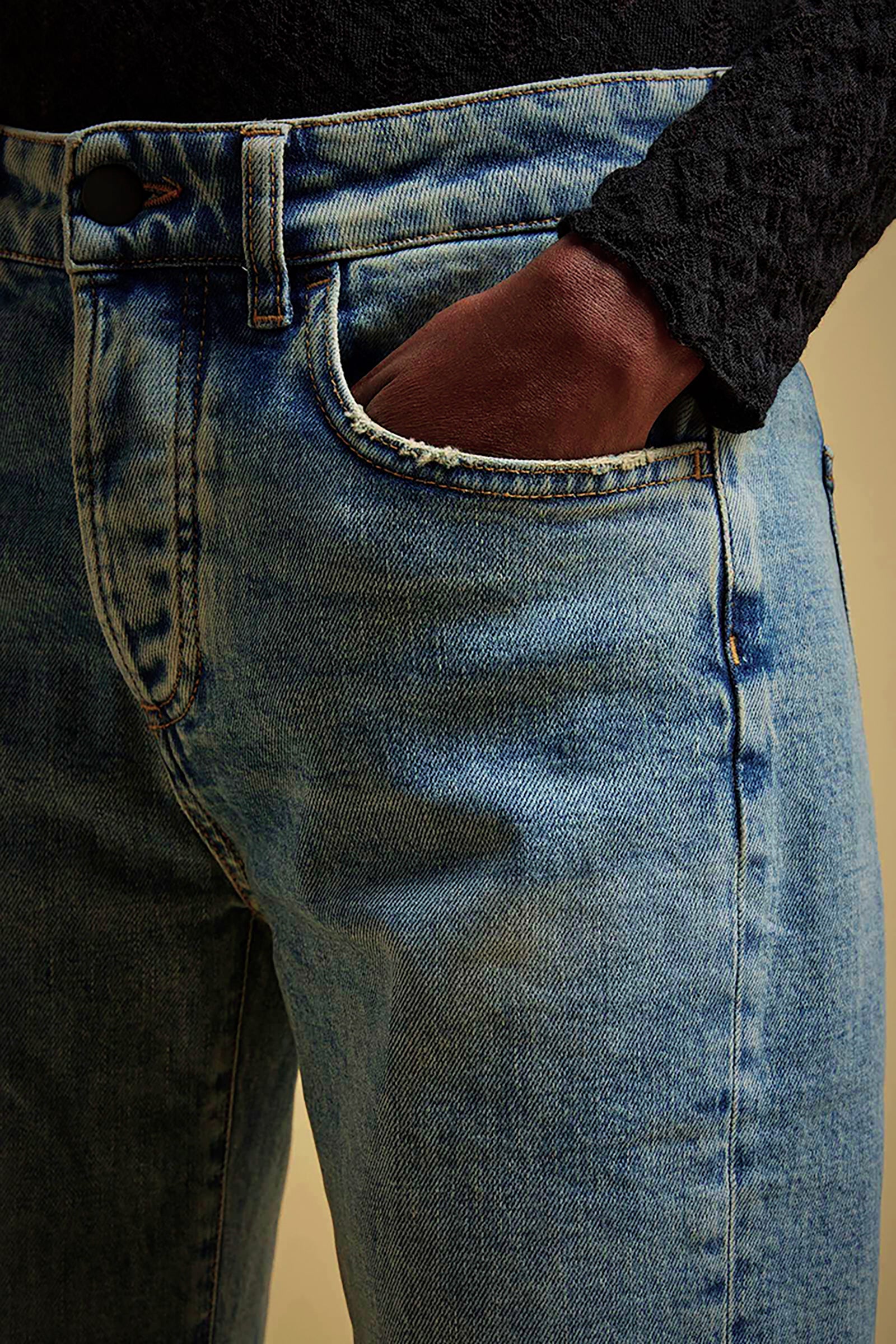 DENIM LAVATO BOYFIT CROP