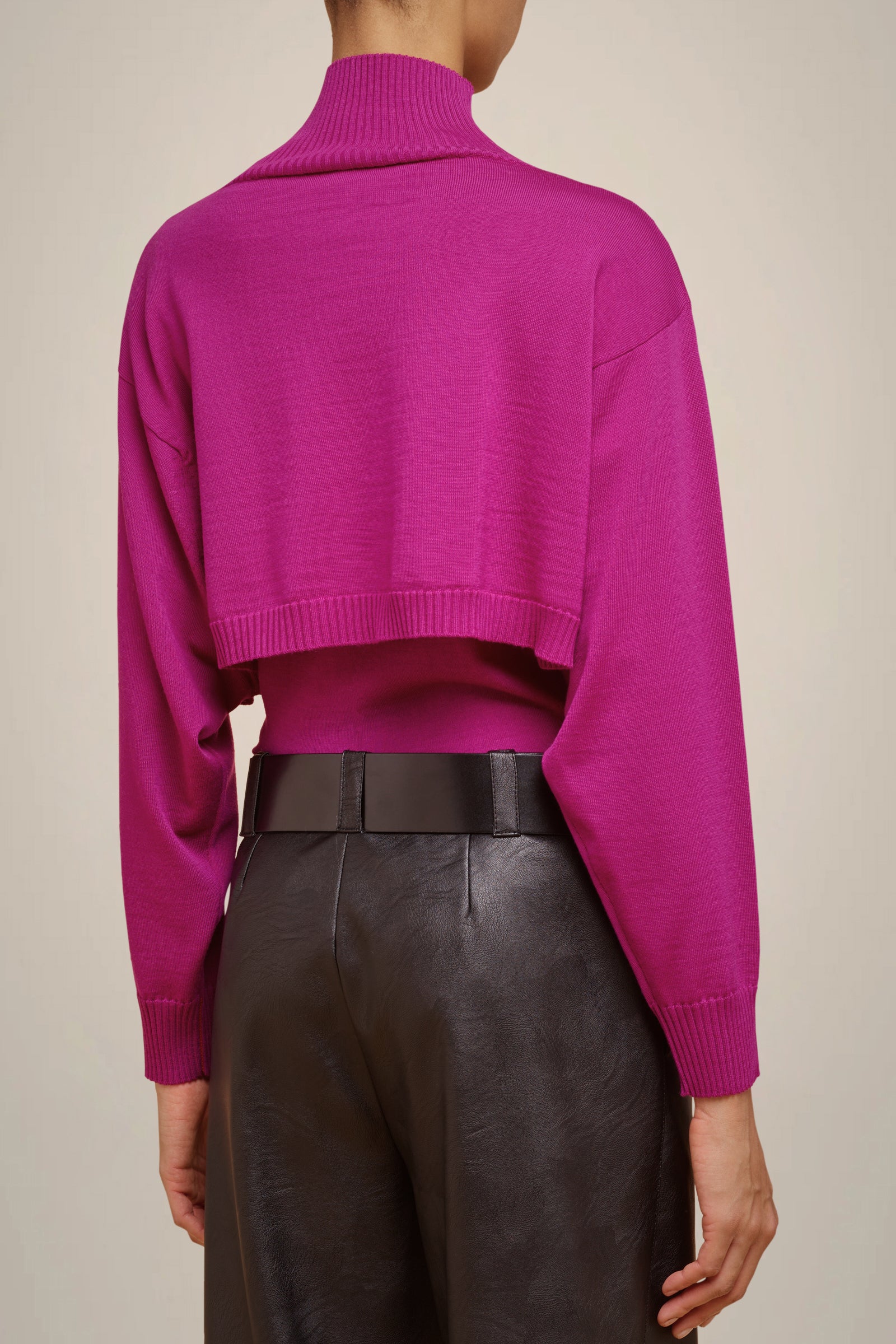 MAGLIA COLLO ALTO CROP