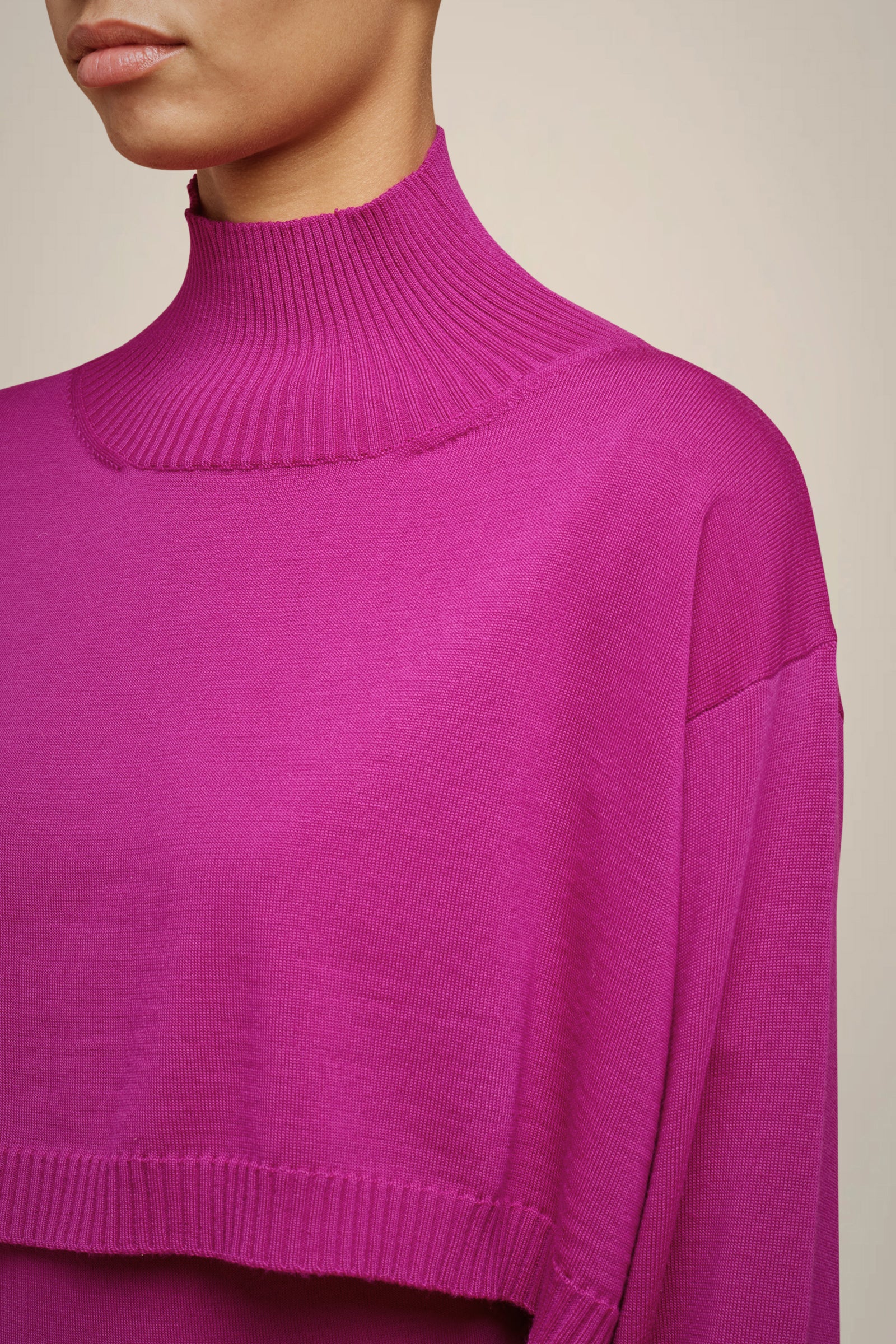 MAGLIA COLLO ALTO CROP