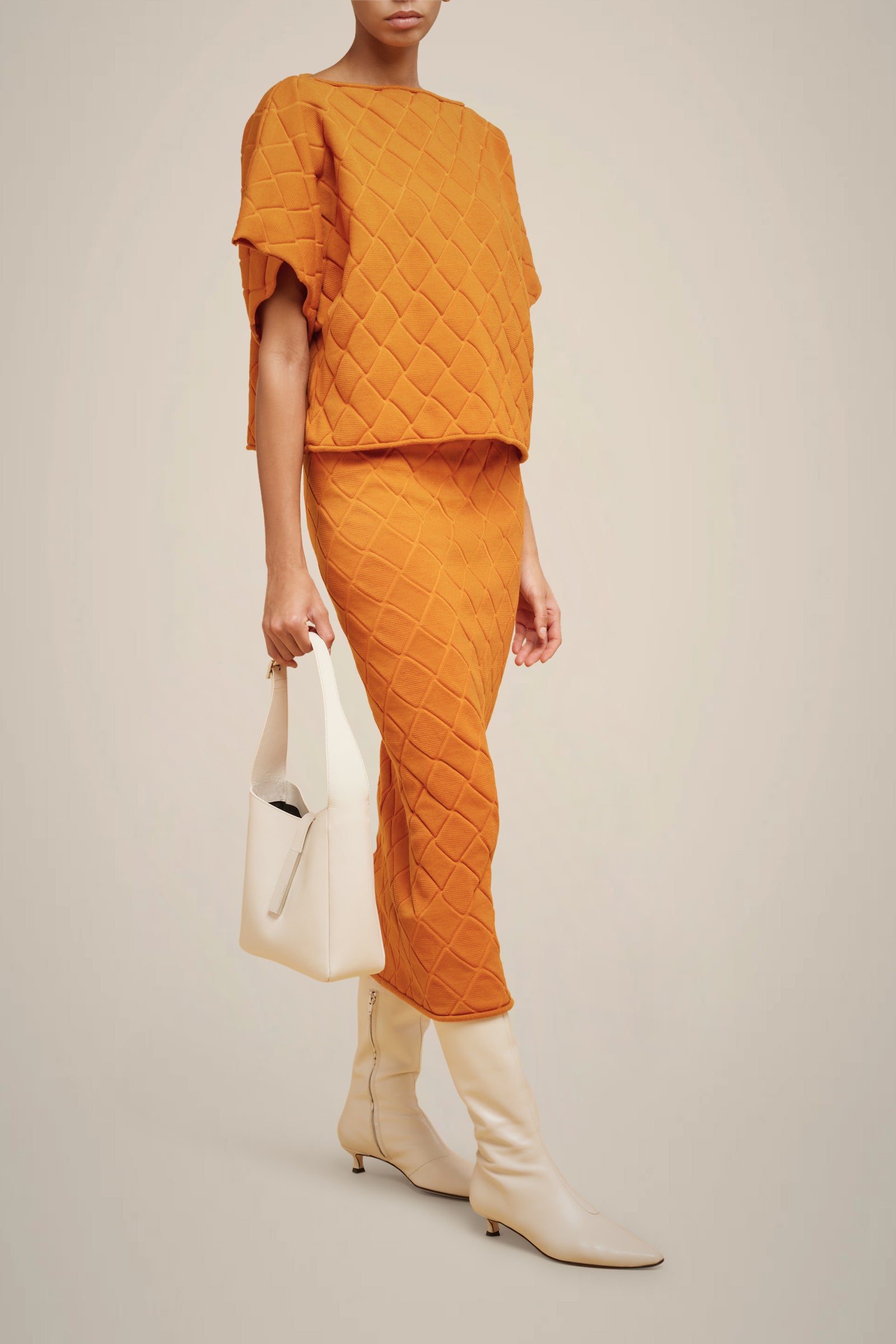 MAGLIA JACQUARD A RILIEVO