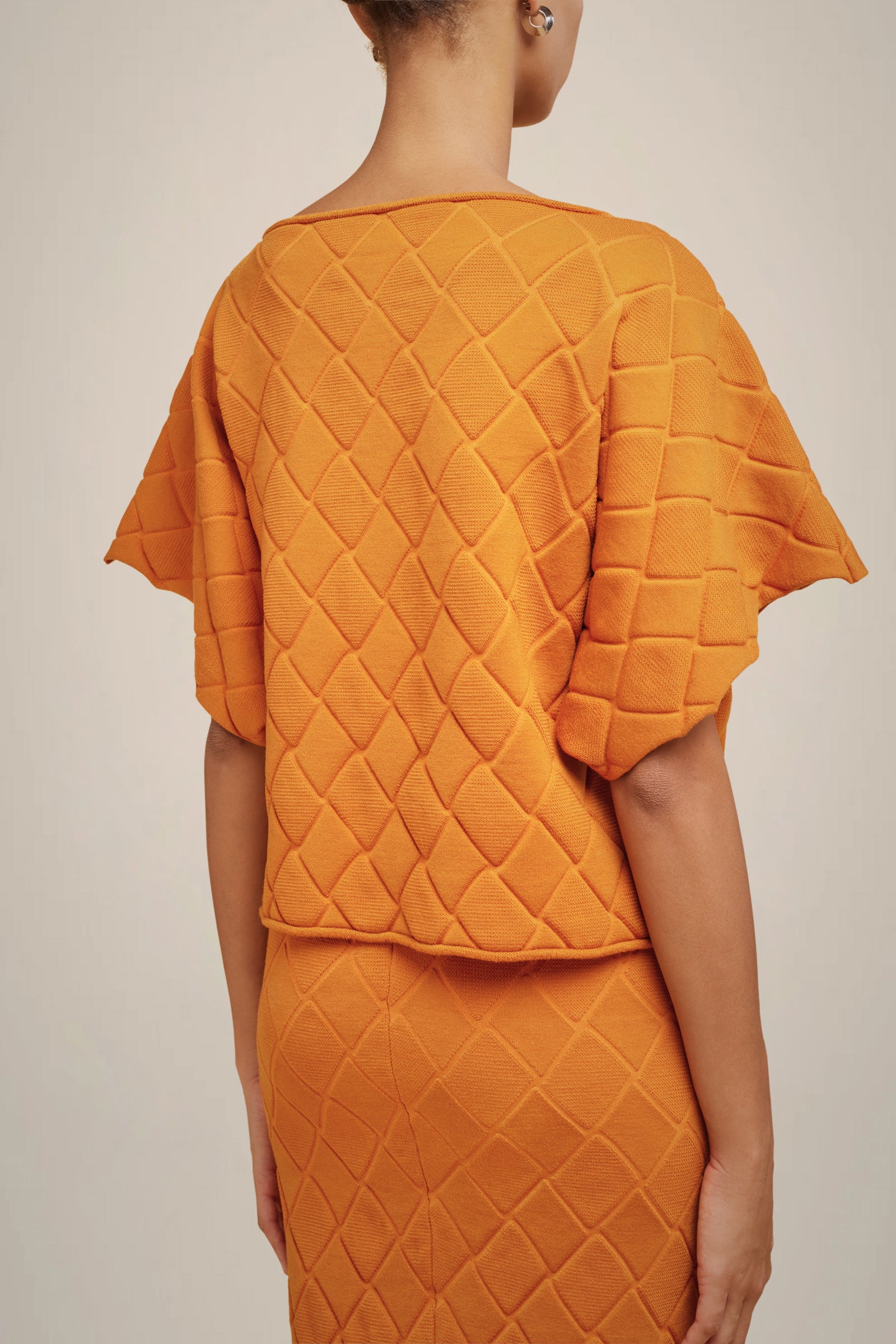 MAGLIA JACQUARD A RILIEVO