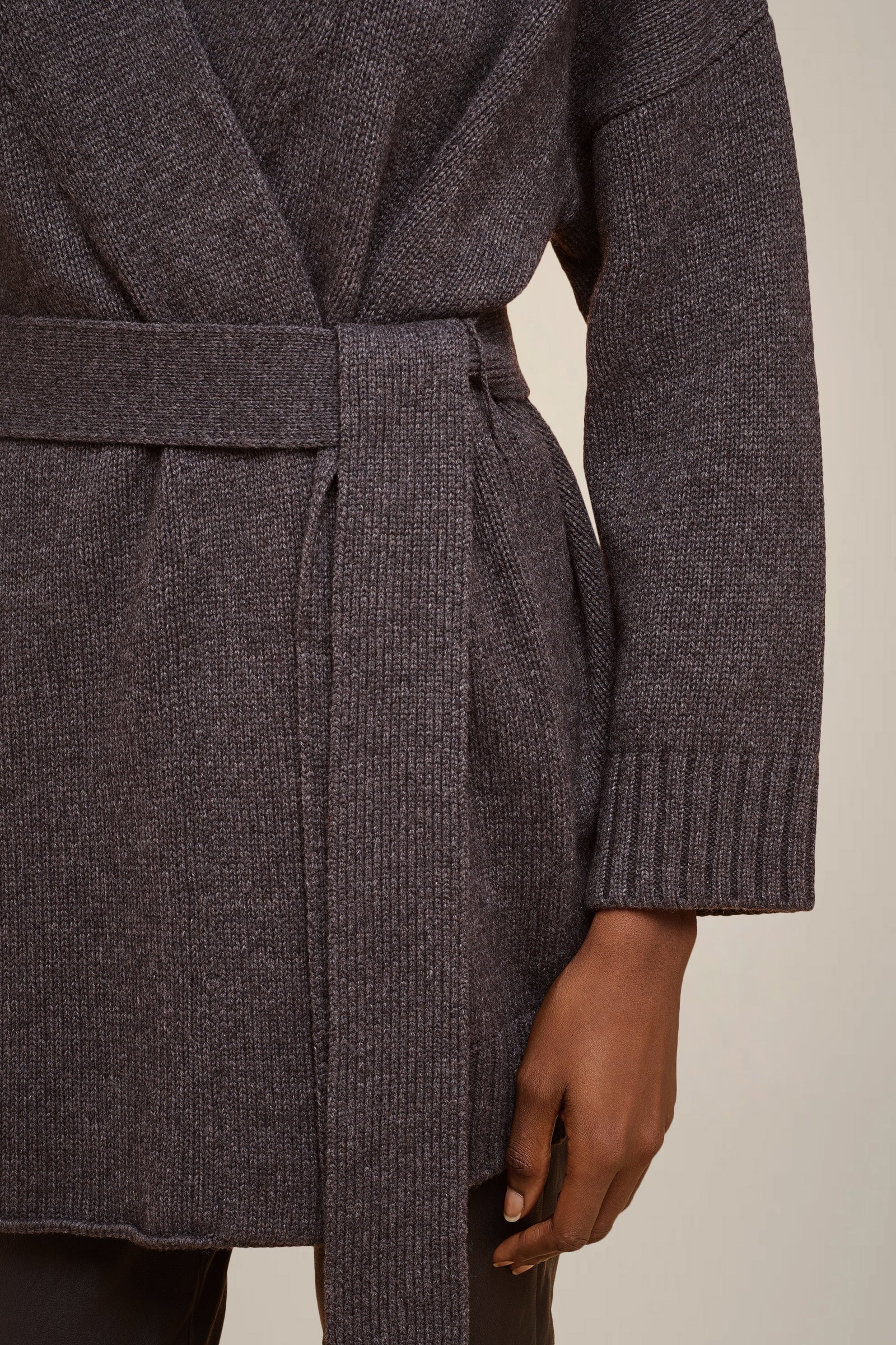 CARDIGAN CON CINTURA