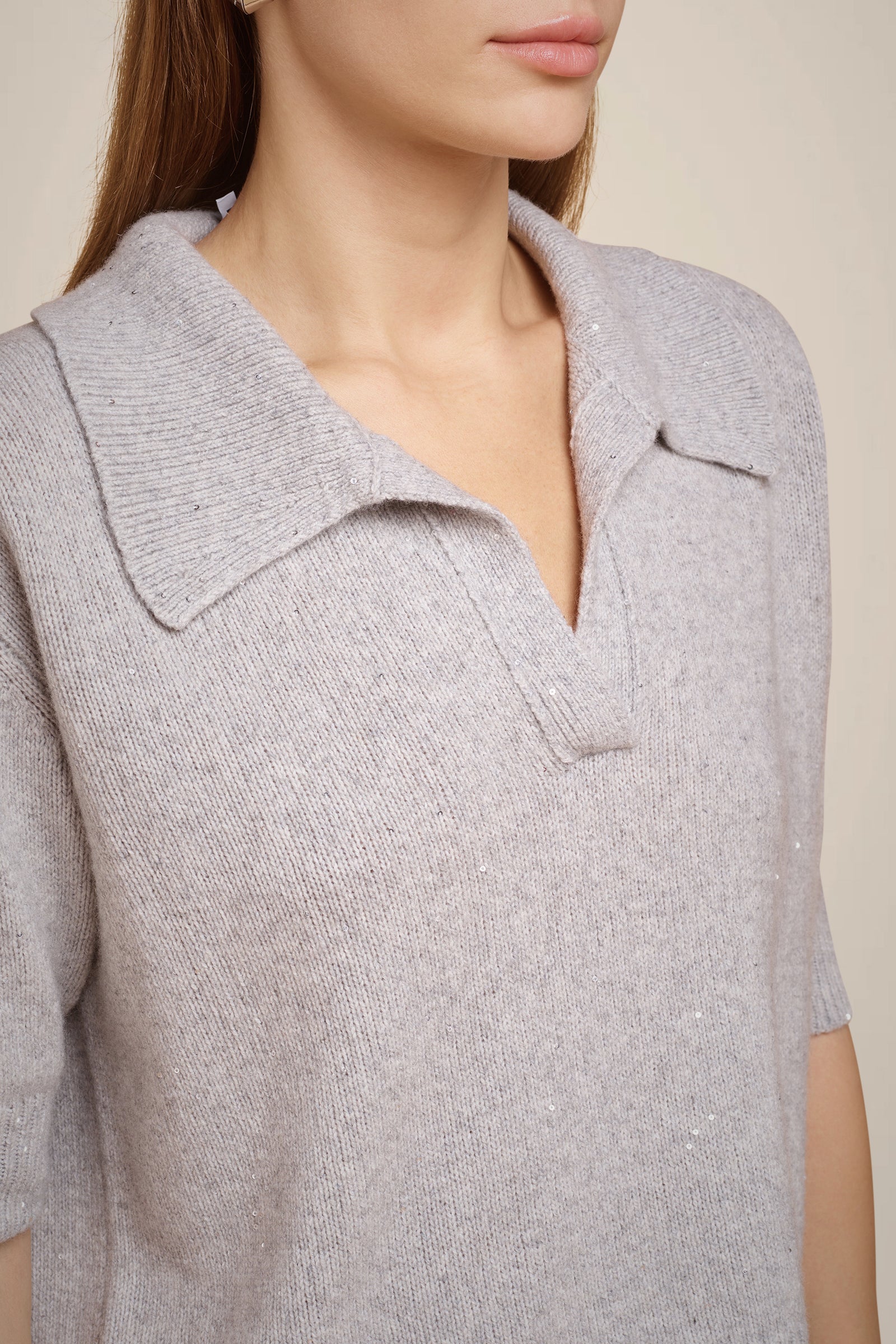 MAGLIA CASHMERE PAILLETTES