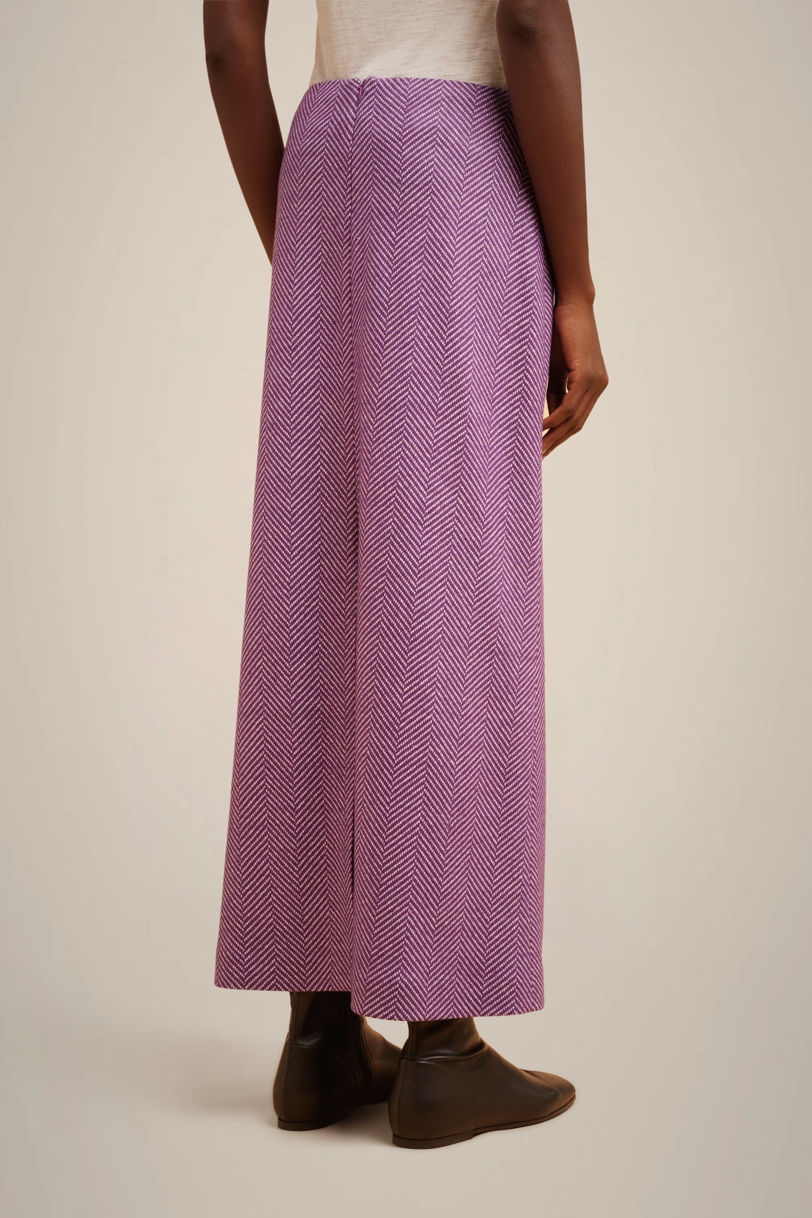 GONNA LUNGA PANNO CASHMERE