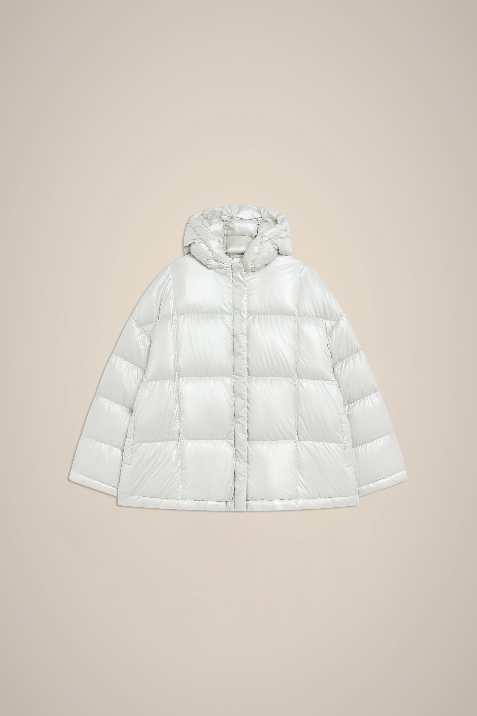 HOODED QUILTED DOWN JACKET