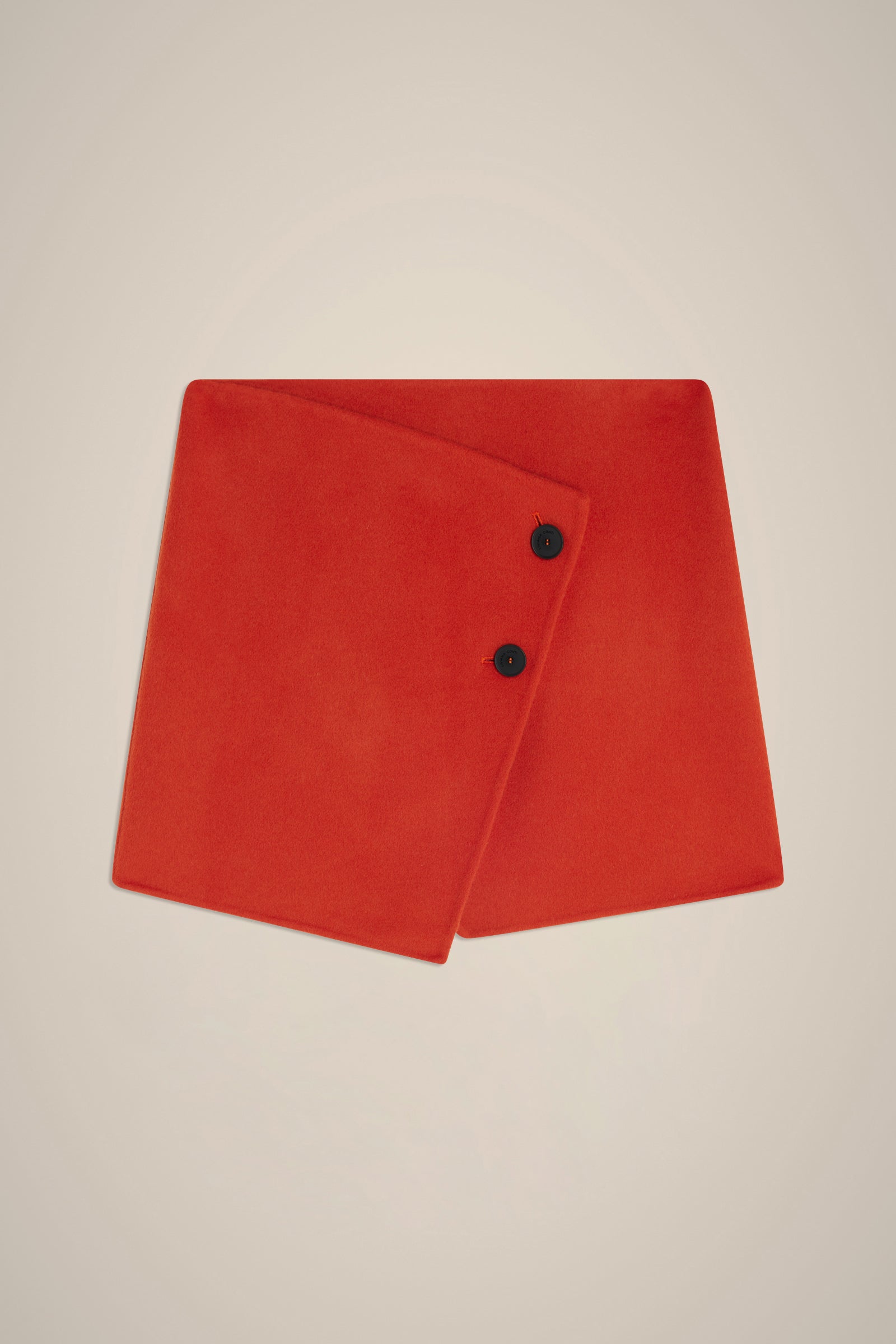 100% WOOL MINI SKIRT
