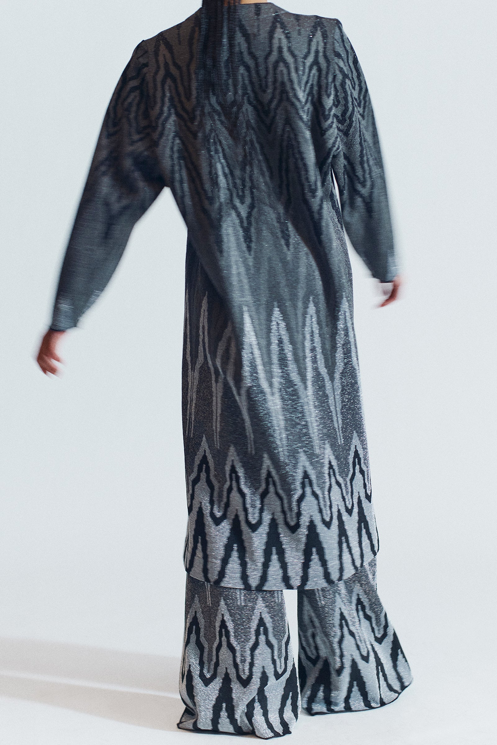 CARDIGAN LUNGO JACQUARD