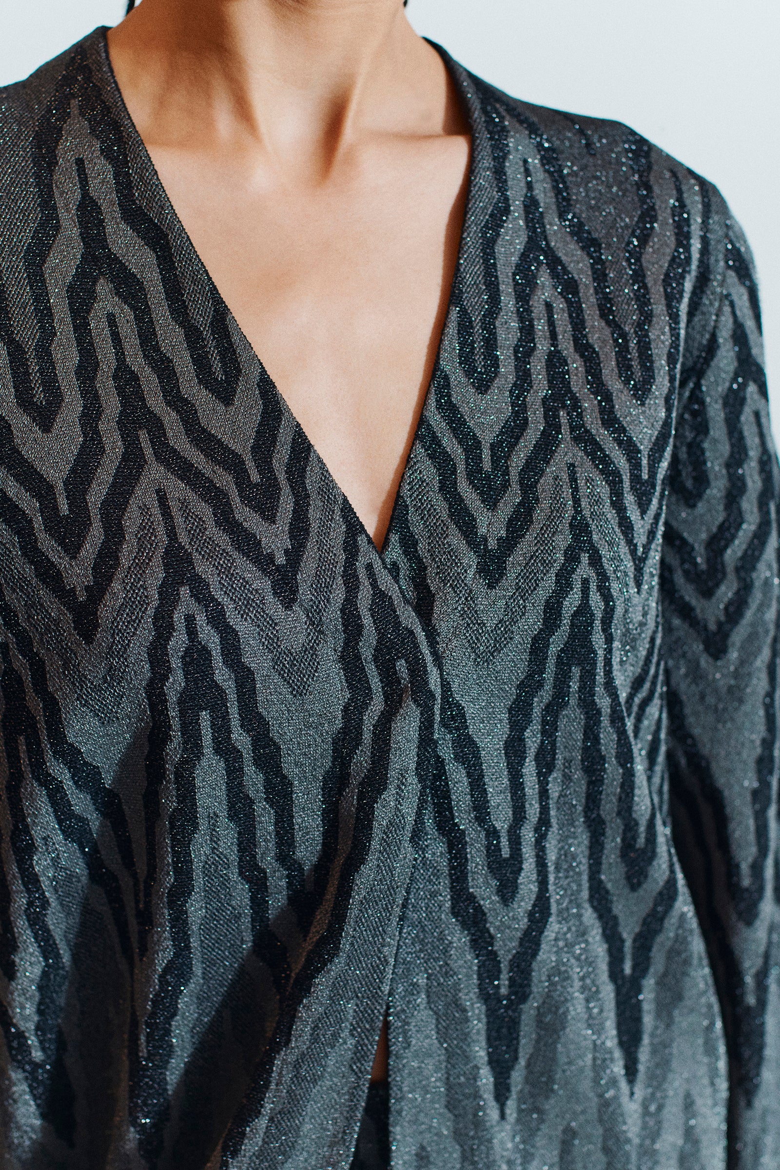 CARDIGAN LUNGO JACQUARD