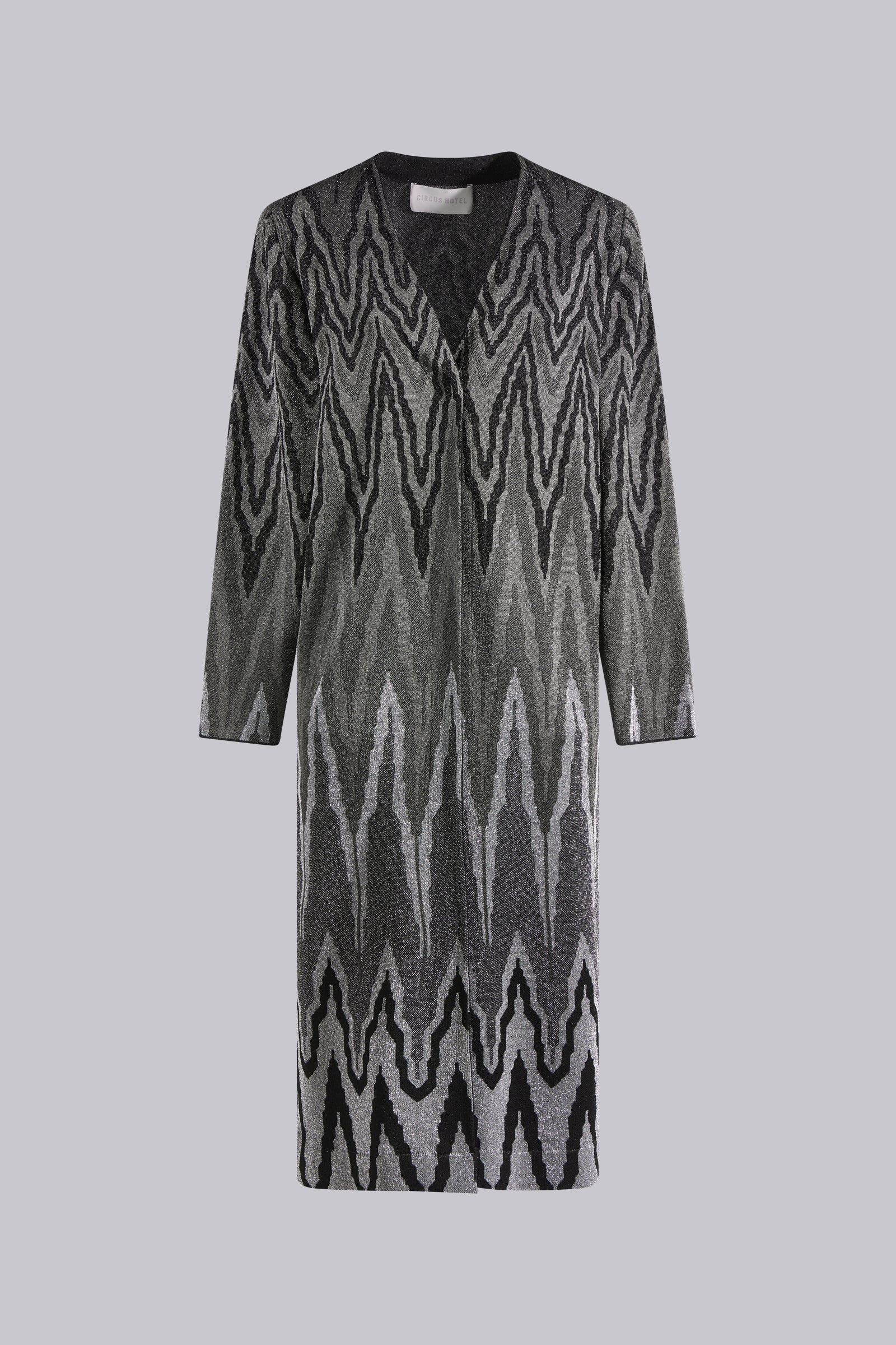 CARDIGAN LUNGO JACQUARD