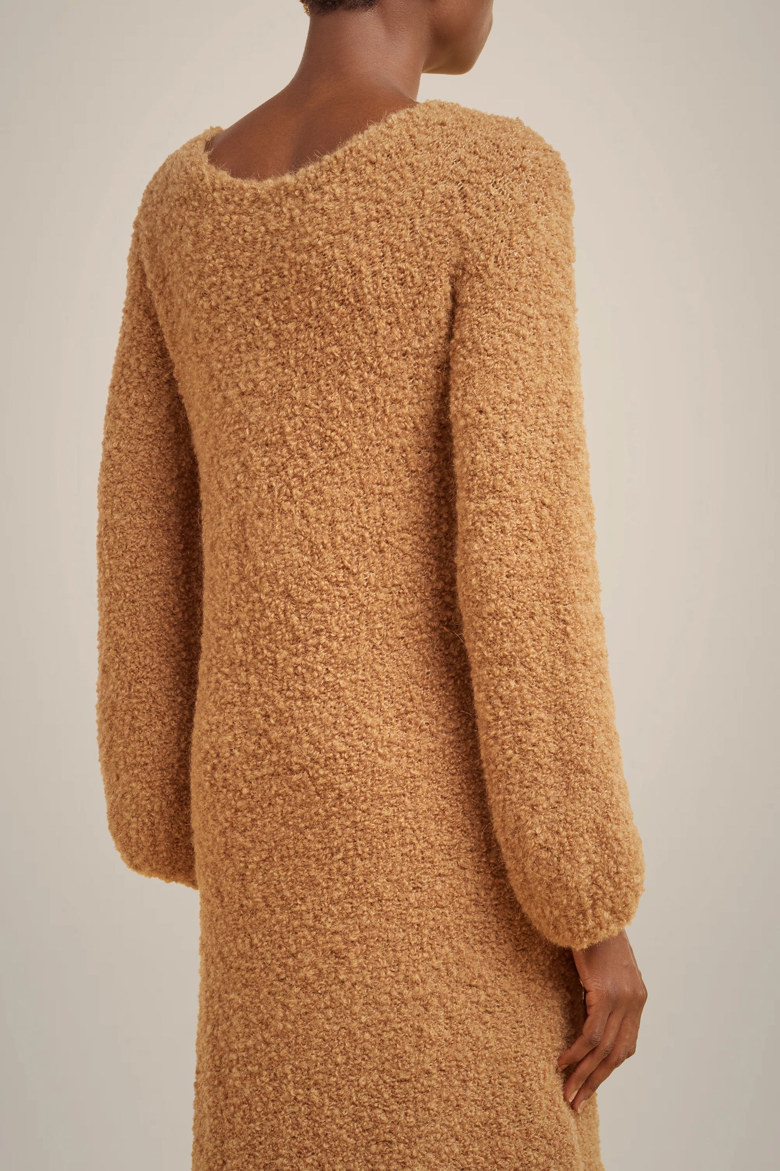 ABITO LUNGO ALPACA BOUCLÉ