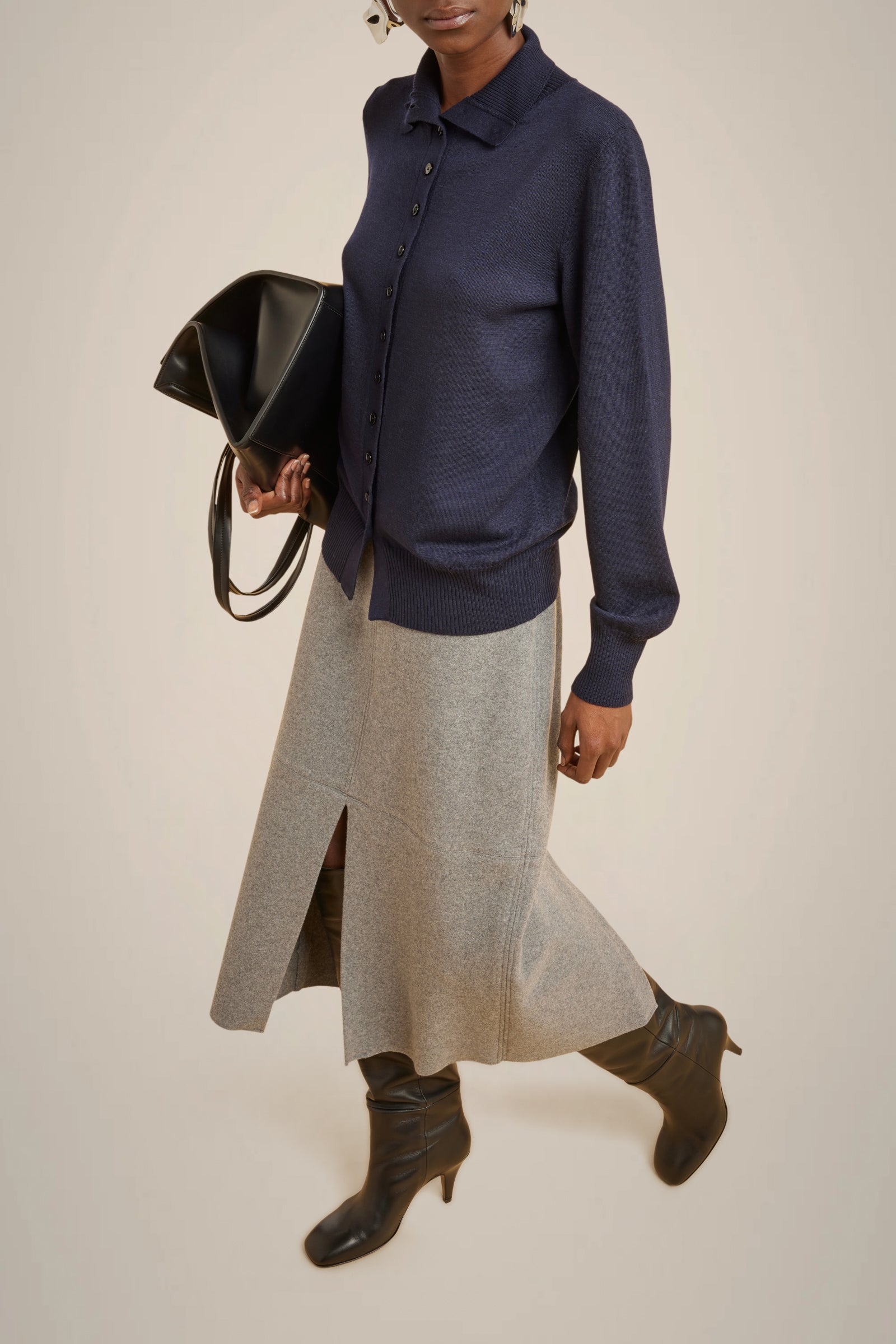 CARDIGAN IN LANA MERINOS