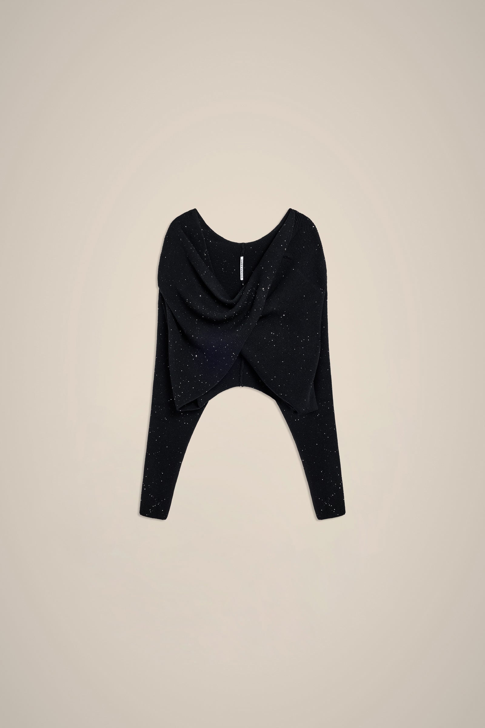 MAGLIA IN CASHMERE RICICLATO PAILLETTES