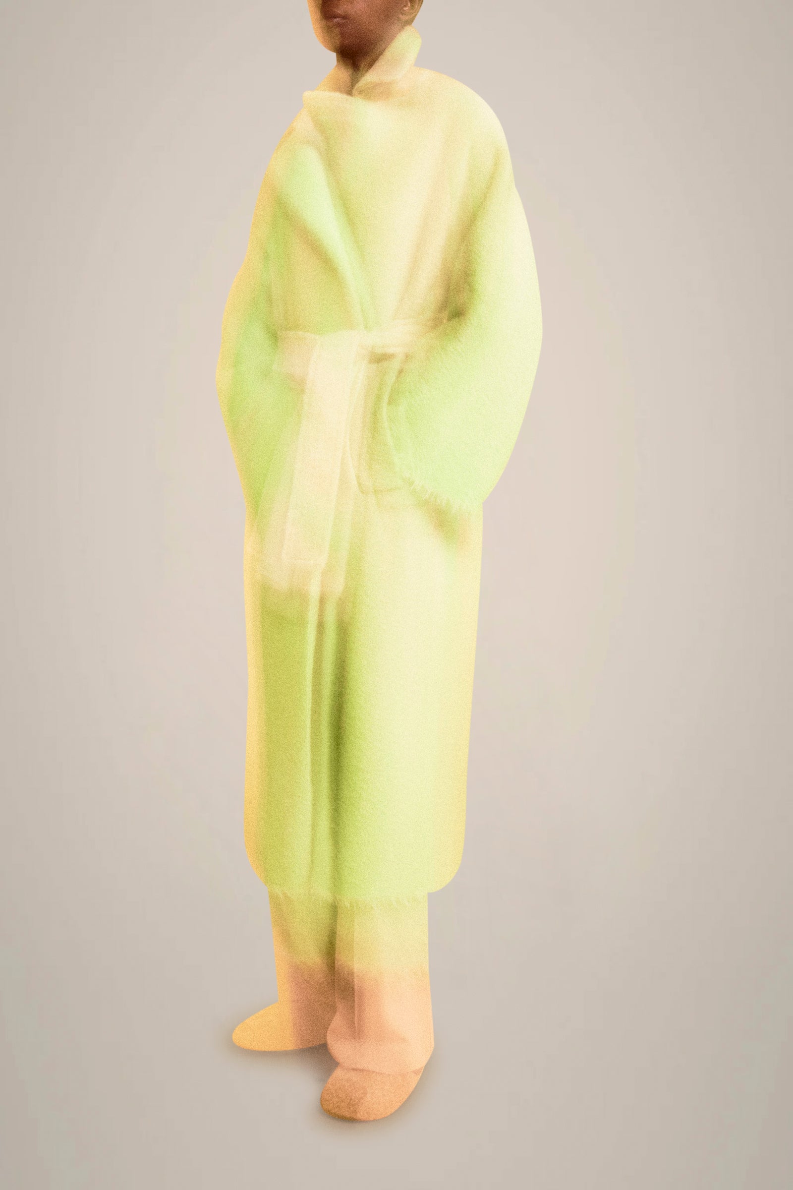 CAPPOTTO IN MOHAIR GARZATO