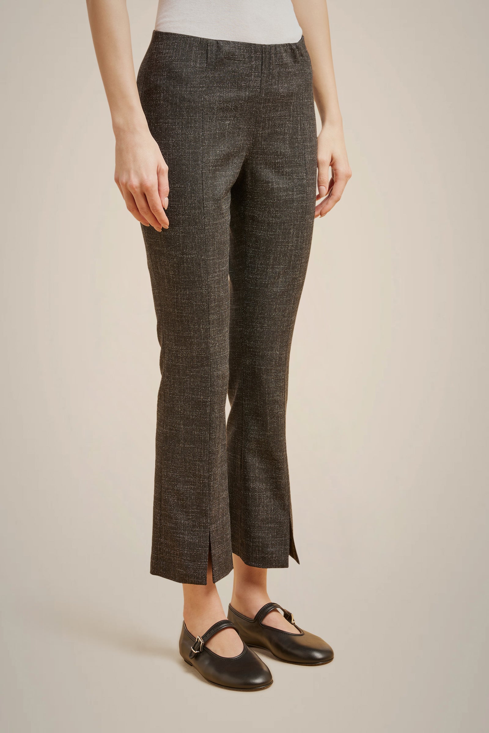 PANTALONE TROMBETTA CON SPACCO
