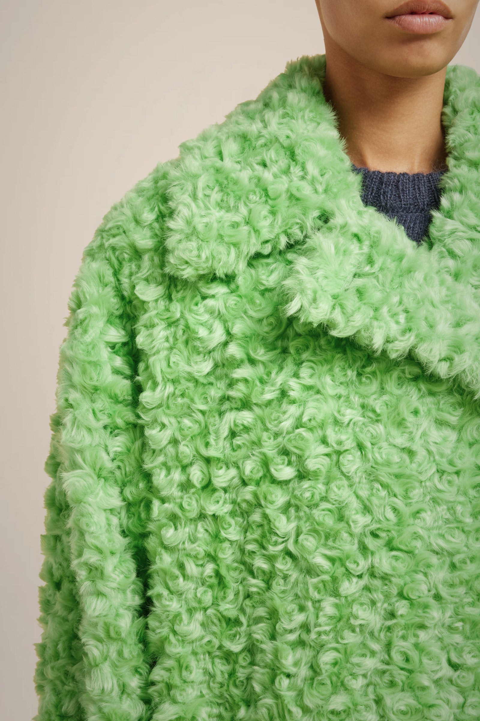 CAPPOTTO ECO PELLICCIA