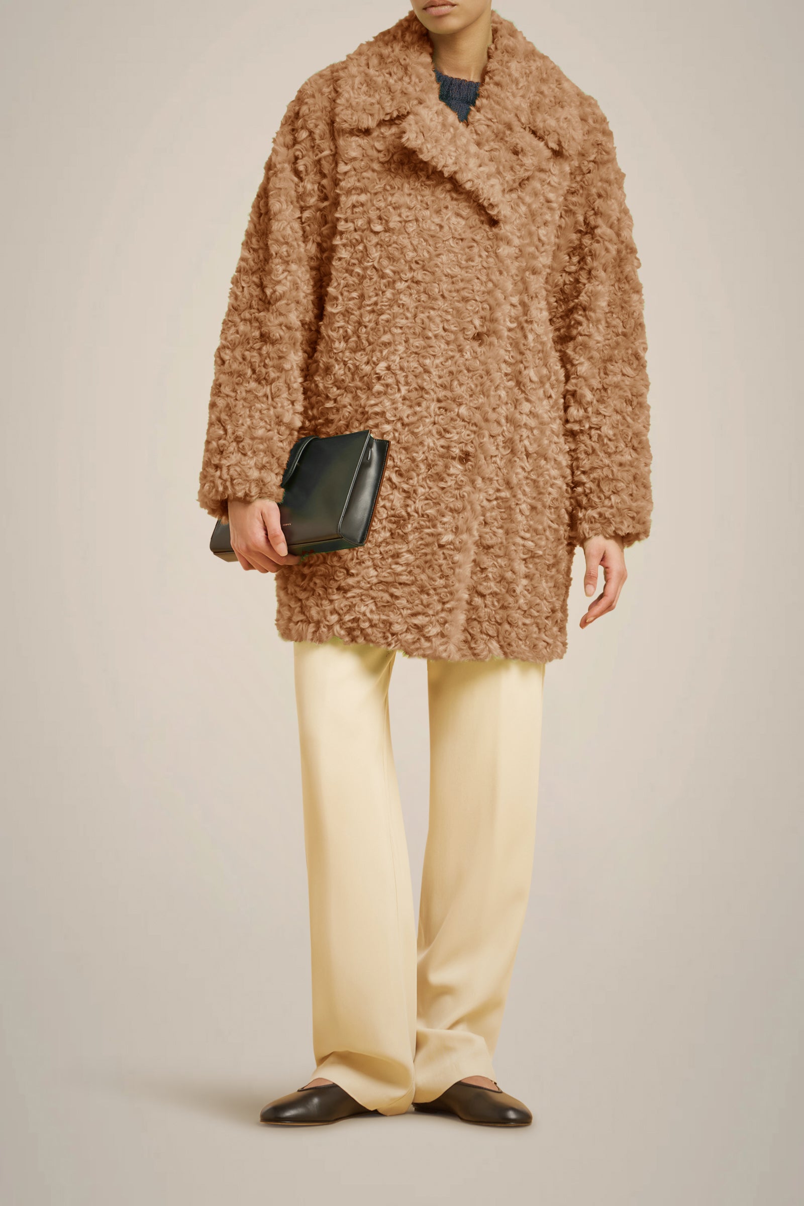 CAPPOTTO ECO PELLICCIA